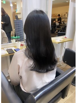 イオエ(ioe) 似合わせカット/メルティカラー/ウェーブミディアム/着物