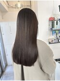 透明感カラー、質感再生カラー、髪質改善トリートメント