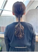 ウェーブミディアム×髪質改善ヘアセット/ヘアアレンジ[表参道]