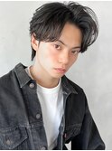 サーフカールフェザーパーマブルーブラック