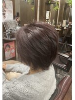 ヘアメイクスタジオ ココ(hair make studio coco) お洒落でクール★ワインレッドカラー♪