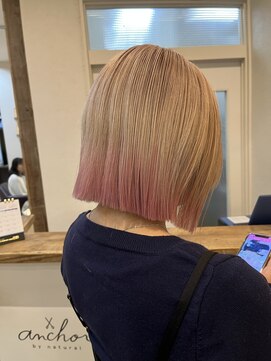 アンカーバイナチュラル(anchor by natural) ハイトーン/ボブ/エンドカラー