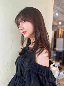 アリスバイアフロート 自由が丘(ALICe by AFLOAT) ワンカールレイヤー／顔まわりカット／小顔カット【自由が丘】