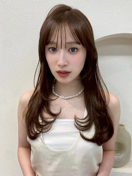 ノイ 銀座(noi) 顔周りレイヤーカットベージュカラーくびれレイヤーカット韓国