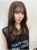 グレージュ/くすみベージュ/韓国風巻き髪[北千住]