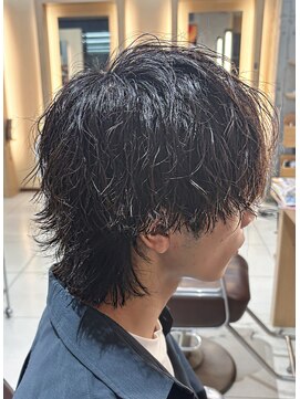 ゼンコー アオヤマ(ZENKO Aoyama) メンズウルフ/マッシュウルフ/ショートウルフパーマ【青山】