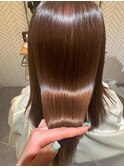クラゲヘアー/小顔に見せるヘア/ココアベージュ/武蔵小杉
