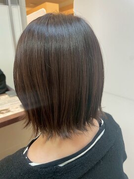 髪質改善/顔周りレイヤーカット/グレージュ[千葉/千葉駅]