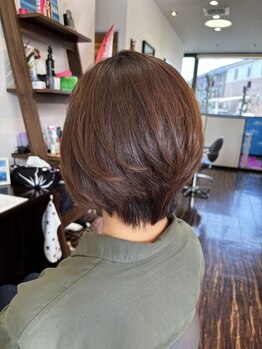 セゾン ド ジャポンの写真/【尾張旭】大人のショートスタイルはお任せ☆毎日のスタイリングが簡単な再現性の高いスタイルになれる☆