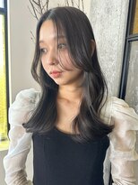 ミリ(mm)&nbsp;レイヤーカット オリーブベージュ カラー 韓国 髪質改善 仙台