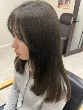 クワイア 川崎店(0choir) オリーブベージュ/oggiotto treatment◯emi/川崎/髪質改善/入学