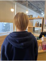 ロッソ(ROSSO)&nbsp;ブリーチ/ベージュカラー/メンズカット