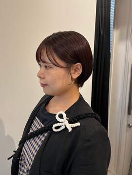 シオミエイチ タイムレス 垂水(shiomi H timeless) ショートボブ