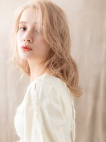 カバーヘアアンドスパ ブリス 浦和(COVER HAIR&SPA bliss) ダブルカラーアップバングくびれレイヤーウルフパーマ10代20代X
