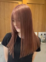 テトラ バイ ネオリーブ 横浜西口店(tetra by neolive)&nbsp;柔らかく作るハイトーン　ピンクベージュ　切りっぱなし　横浜★