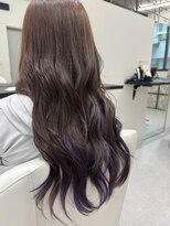 ヘアガーデン ティアラ(Hair Garden TIARA)&nbsp;インナーカラーくびれヘア顔周りカット韓国風ヘア艶カラー
