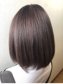 ナチュラルボブ ピンクベージュ