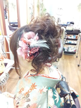 オールビューティーカヨ あたご店(KAYO) 振袖ヘアセット