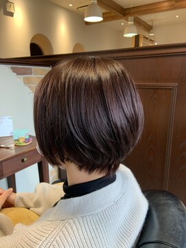 アドラーブル 女池店(adorable) 大人可愛い♪【マッシュショート】　20代30代40代