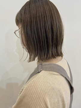 ジュノ 天文館本店(Juno) 【JUNO】お手入れ簡単 切りっぱなしボブ イルミナカラー