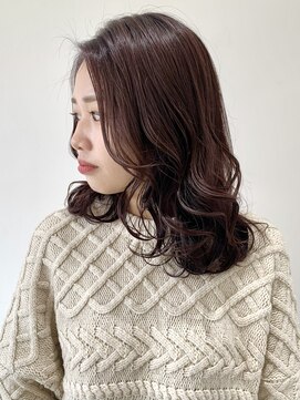 フォーク FOLK 【FOLK】暗くても透けるダークラベンダー☆似合わせミディアム♪