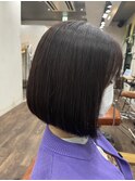 切りっぱなしボブ♪