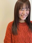【Barouche/中島綾子】 顔周りカット ロング 堀江
