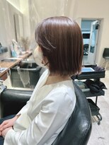 シェル 国分寺(shell)&nbsp;韓国風切りっぱなしボブ30代、40代、50代