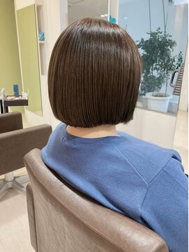 ヘアープロデュース フラックス(HAIR PRODUCE flux) 髪質改善カラー×アッシュベージュ【西淀川区,尼崎駅,出来島】
