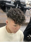 外国人風スペインカール