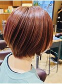 ショートボブ☆ブラウン