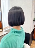 切りっぱなしボブ