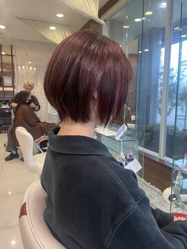 ヘアメイク アース 秋田仁井田店(HAIR & MAKE EARTH) ブリーチなしで出来るチェリーピンク