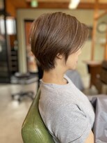 コモレビ(komorebi)&nbsp;【嶋崎翔】脱白髪染め、オリーブベージュヘア