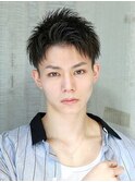 ツーブロックショート
