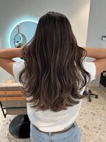 モアナ バイ ラナ 甚目寺店(MoanA BY LANA)&nbsp;デザインカラー/レイヤーカット/ウェットヘア/オリーブベージュ