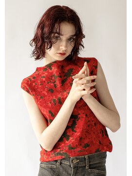 エニイ(ANY) 【wataru】レッド×カーリーヘア