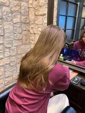 シャル 町田(shalu) ブリーチ1回 ブラウンベージュ