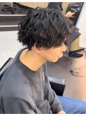 《L.E.M 仙台店》センターパート縦落ちツイストスパラル/及川翔