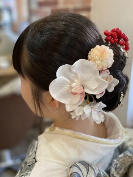 ヘア ナヴォーナ 大浦店(hair NAVONA) ２０２５成人式アップスタイル