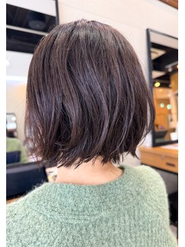 ラフ フロム ガーデン(Laf from GARDEN) くせ毛/癖毛カット/クセ生かし/切りっぱなし/ボブ