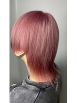 アドール(ADOR)&nbsp;[MIHO*ADOR] ブリーチ / ピンク / ハイトーン / マッシュウルフ