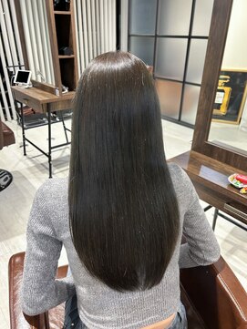 ソリス(Solis) オリーブグレージュ×髪質改善トリートメント