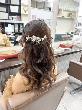 セットサロン ベル(Belle) ハーフアップ