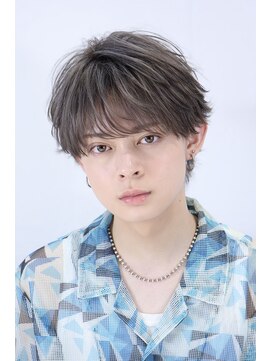 オーシャントーキョー 仙台(OCEAN TOKYO) ニュアンスフェザーショートグレージュブリーチメンズ仙台