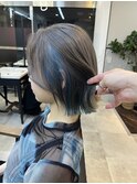 インナーカラーボブヘアレイヤーボブくびれボブ10代20代30代