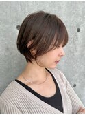 ●杉浦くびれヘア/アプリコットオレンジ/ショート/韓国
