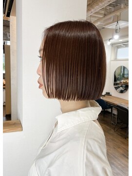 キーゴ 博多(KY-GO.) mini bob 顎ラインのミニボブ