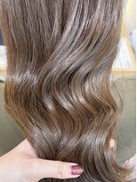 エレノア 渋谷公園通り店(Eleanor)&nbsp;【中澤】透明感♪くすみグレージュ ウェーブロング