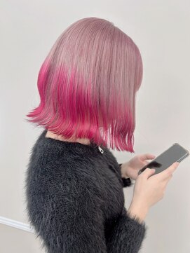 ディスイズ(thisis) 【thisis】ピンクカラー/グラデーション/韓国風/レイヤーカット